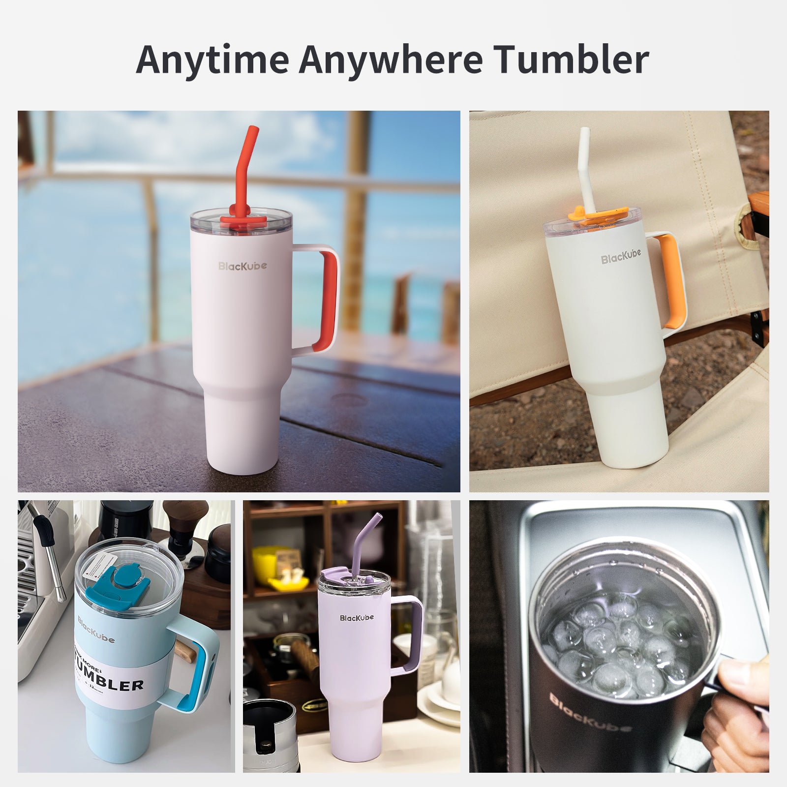 Blackube 1.2L 40OZ Stainless Tumbler